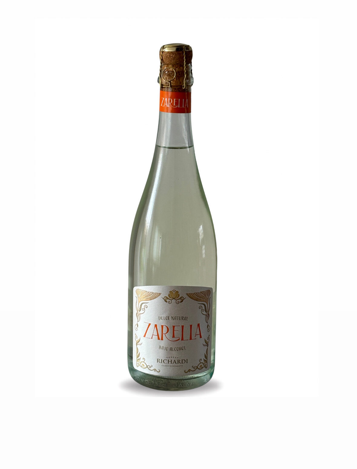 Espumante dulce natural Zarella - Bodega Richardi (bajo en alcohol)